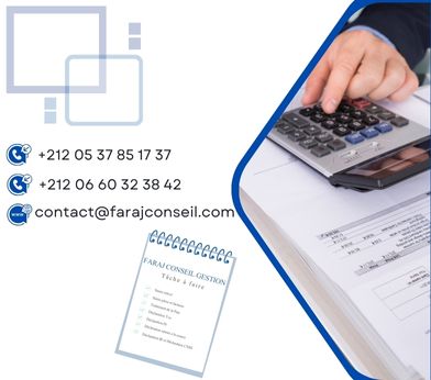 Faraj Conseil Gestion Comptable agréé par l'État marocain